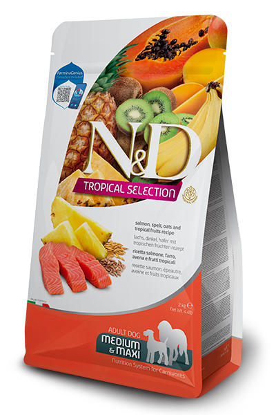 N&amp;D Tropical Selection Salmone Adult Medium &amp; Maxi 10 kg