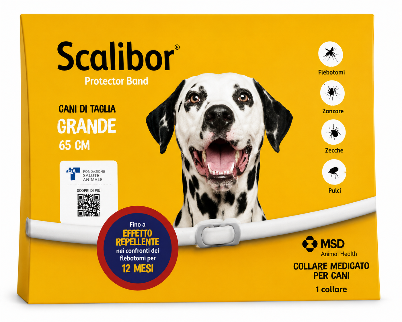 Scalibor Protector Band 65cm – Collare Medicato per Cani Taglia Grande