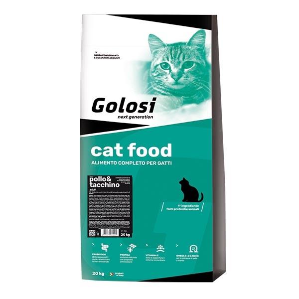 Golosi Next Generation Cat Food Adult Pollo &amp; Tacchino 20kg