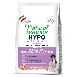 Natural Trainer Hypo Monoproteico Maiale 3kg - fronte