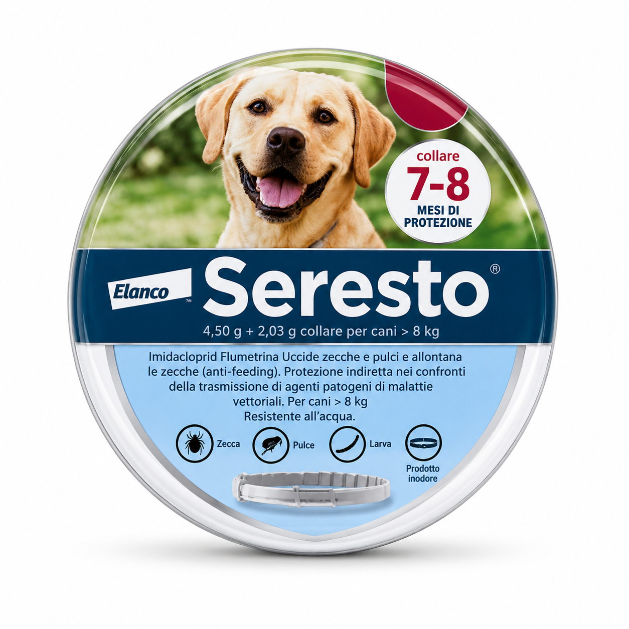 Seresto Collare Antiparassitario per Cani oltre 8kg – Elanco