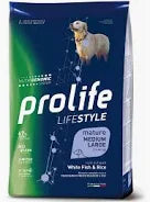 Prolife Lifestyle Mature Medium/Large White Fish &amp; Rice 12 kg