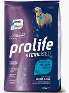 Prolife Sterilised Adult Medium/Large Codfish &amp; Rice 12 kg