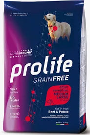 Prolife Grain Free Adult Beef &amp; Potato 10 kg